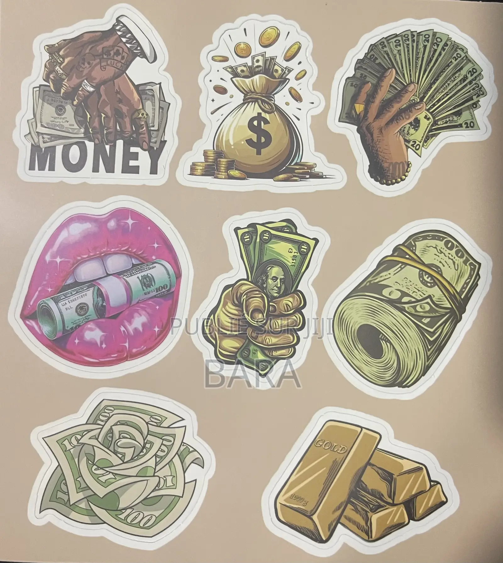 Stickers/Autocollant Argent