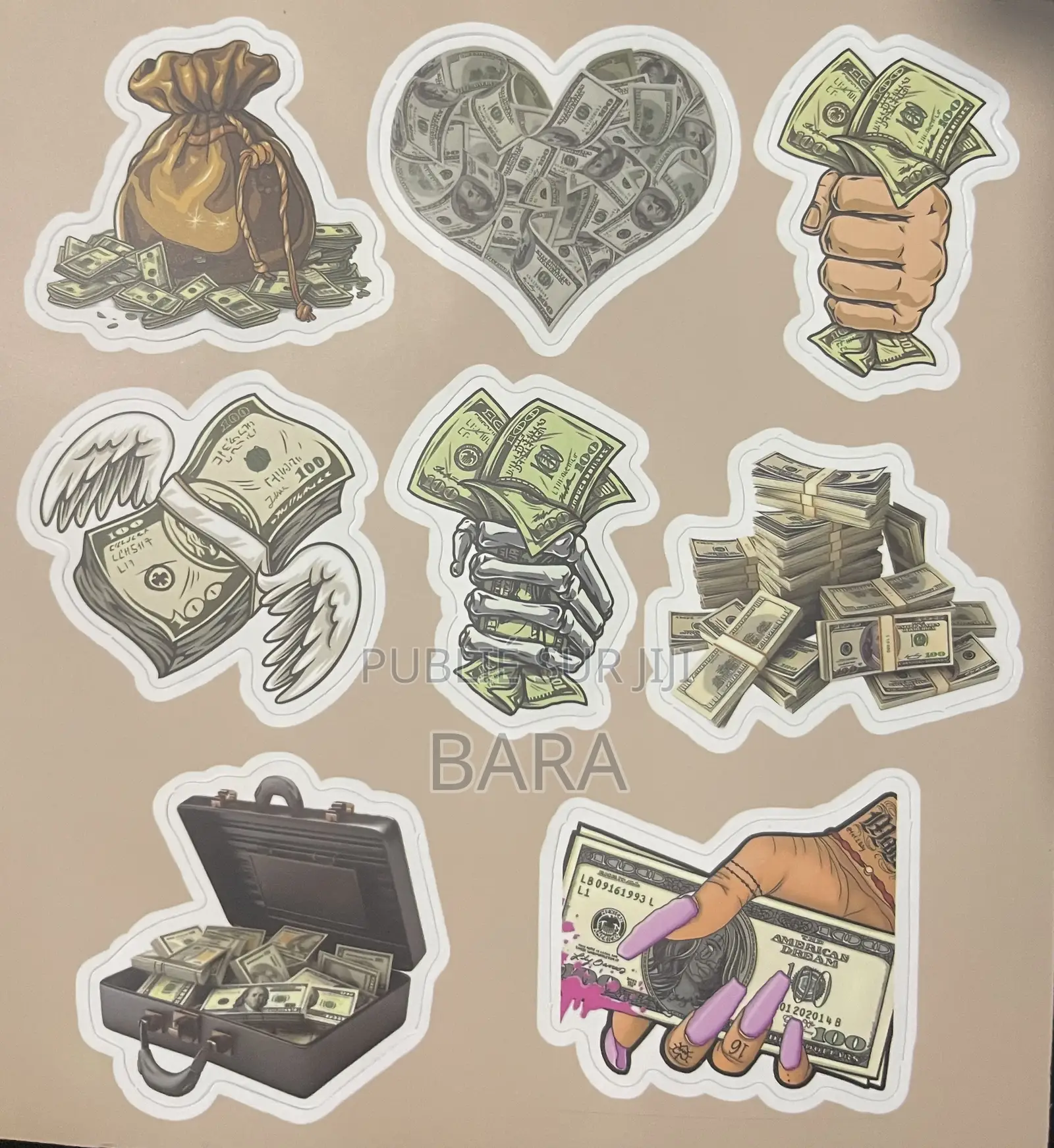 Stickers/Autocollant Argent