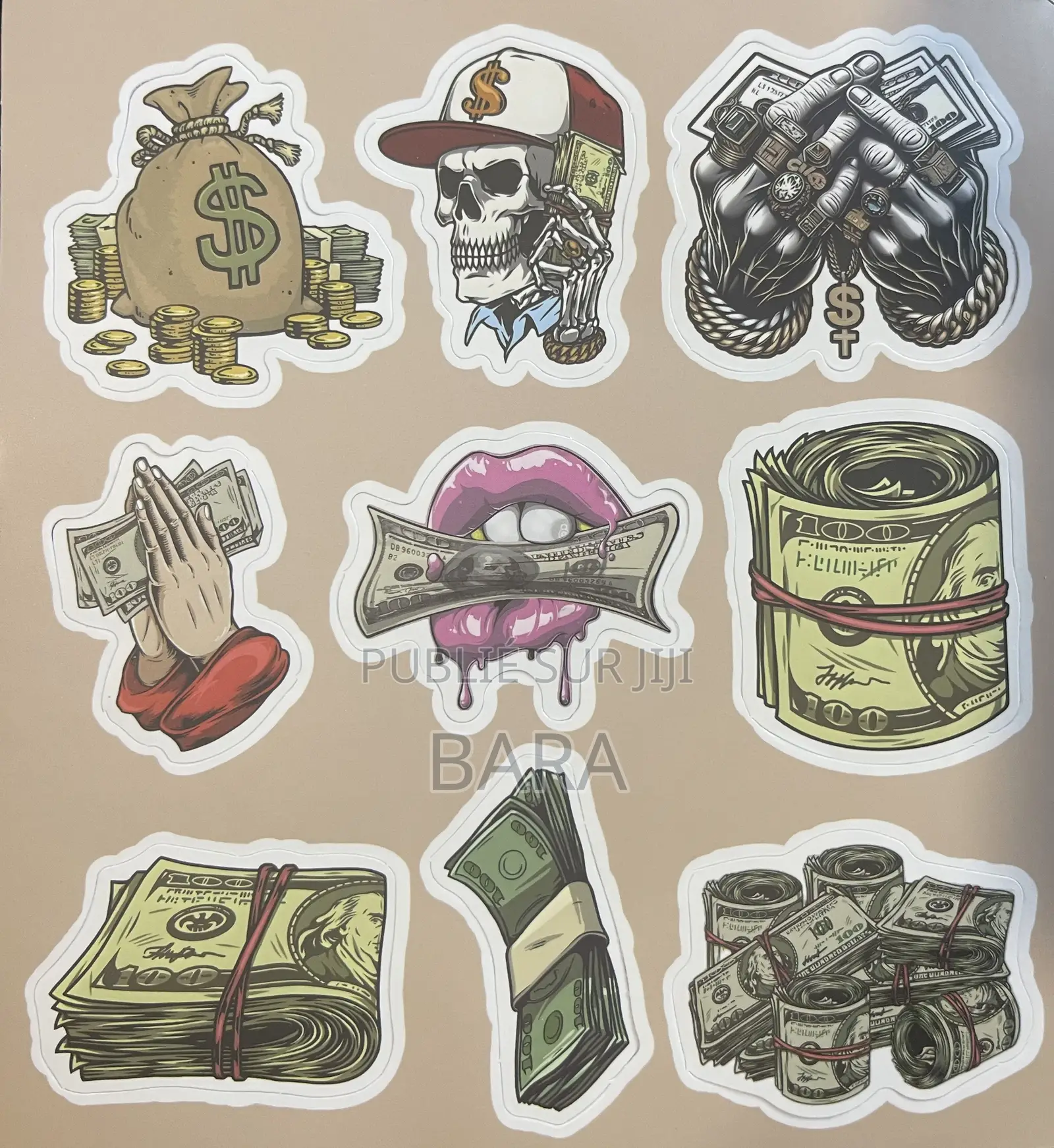 Stickers/Autocollant Argent