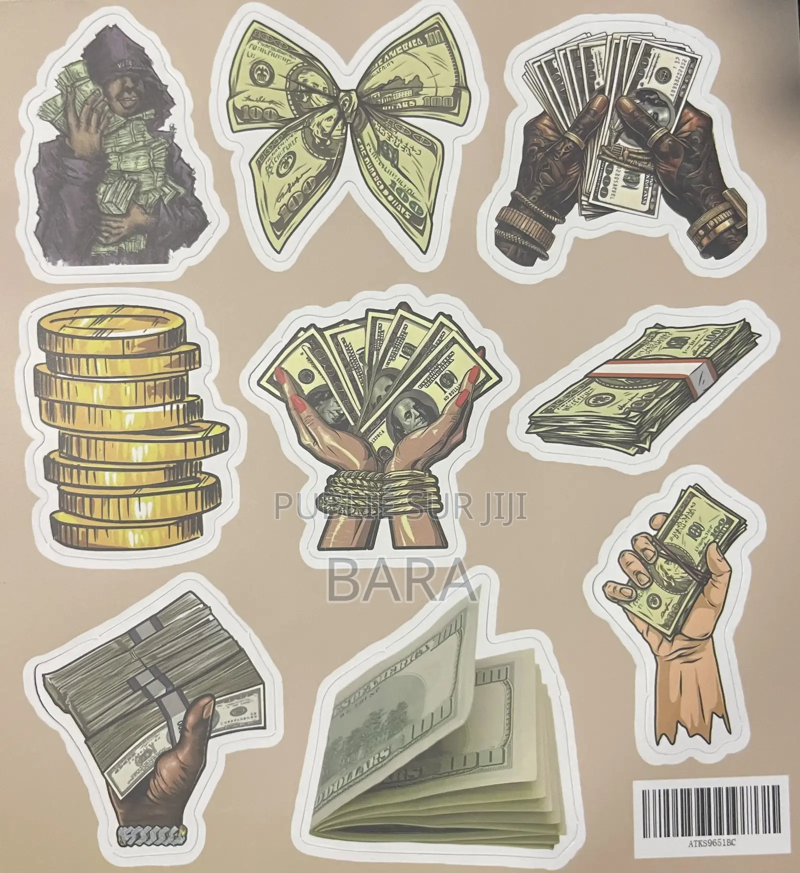 Stickers/Autocollant Argent