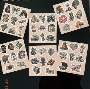 Stickers/Autocollant Argent