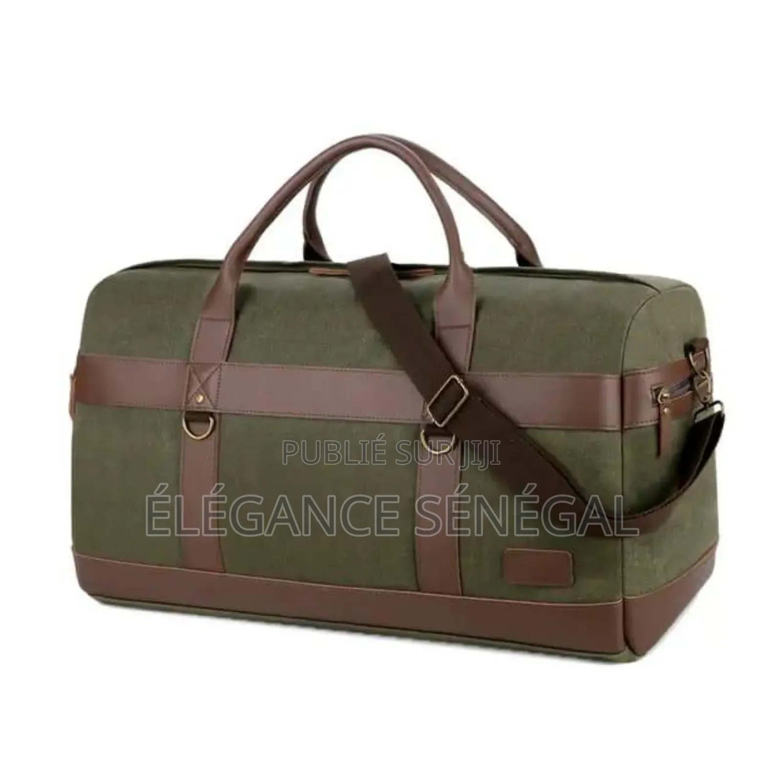 Sac De Voyage En Cuir -tissu Dakar