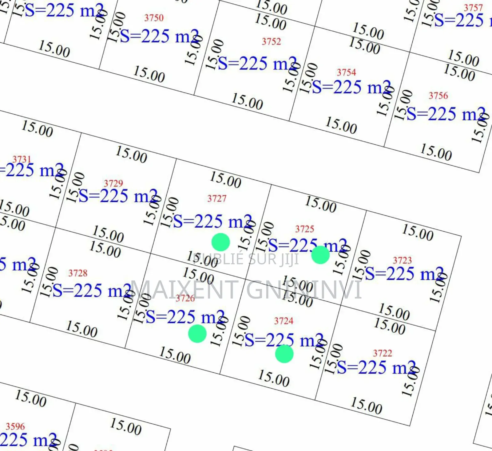 Terrains 225m2 À Vendre