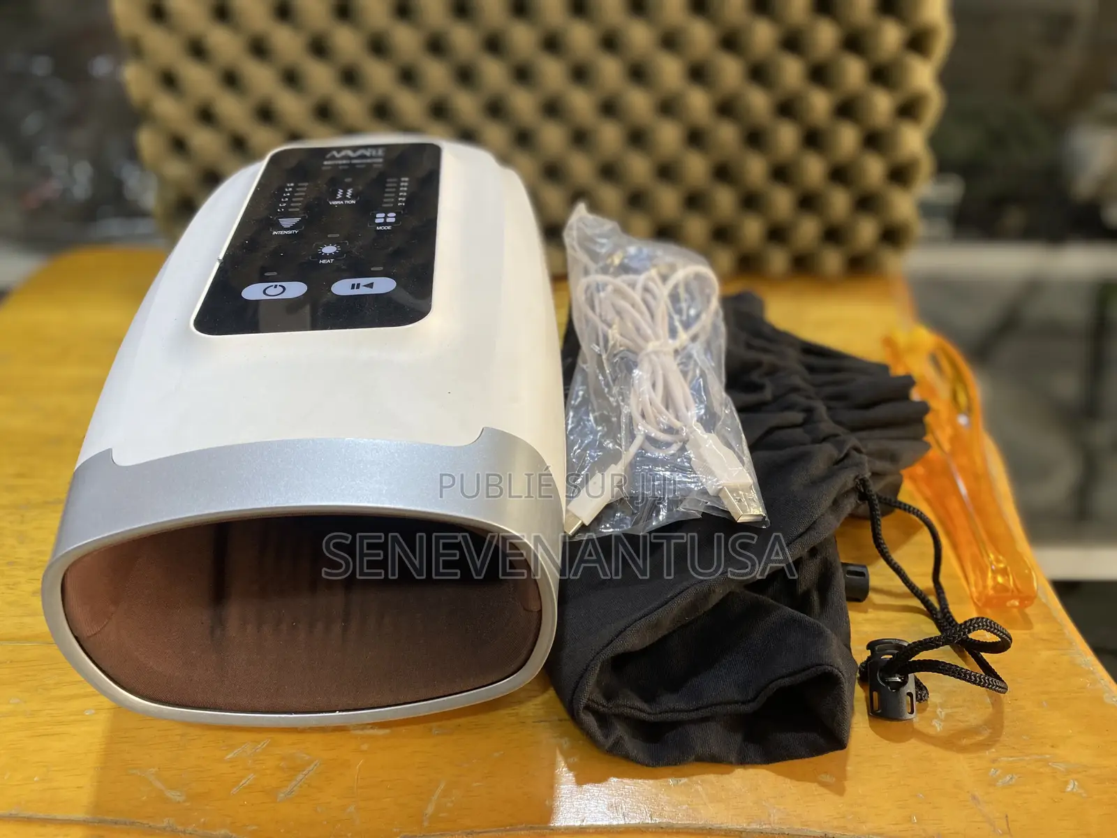 Masajeador De Mano Recargable Con Calor Eléctrico Inalá 