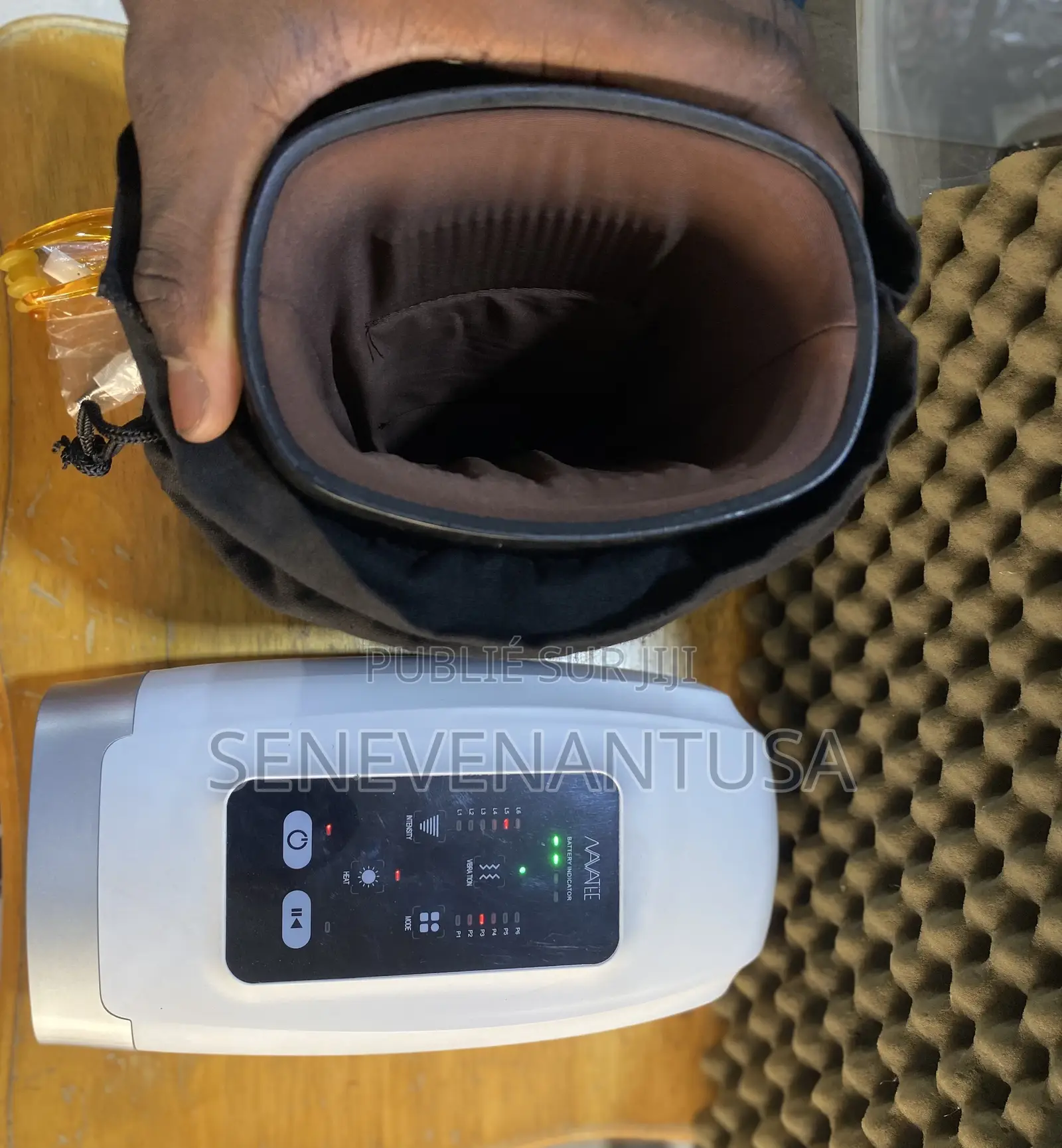 Masajeador De Mano Recargable Con Calor Eléctrico Inalá 