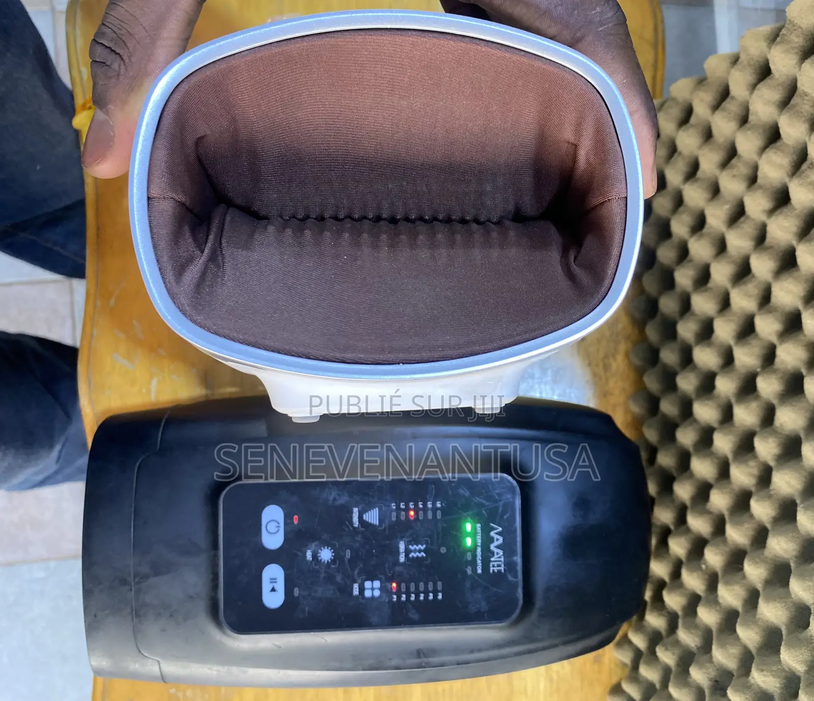 Masajeador De Mano Recargable Con Calor Eléctrico Inalá 