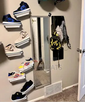 Étagère Murale Flottante Noir Et Blanc