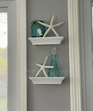 Étagère Murale Flottante Noir Et Blanc