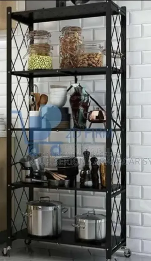 Étagères Métallique Pliable De 5 Niveaux