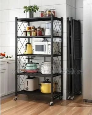 Étagères Métallique Pliable De 5 Niveaux