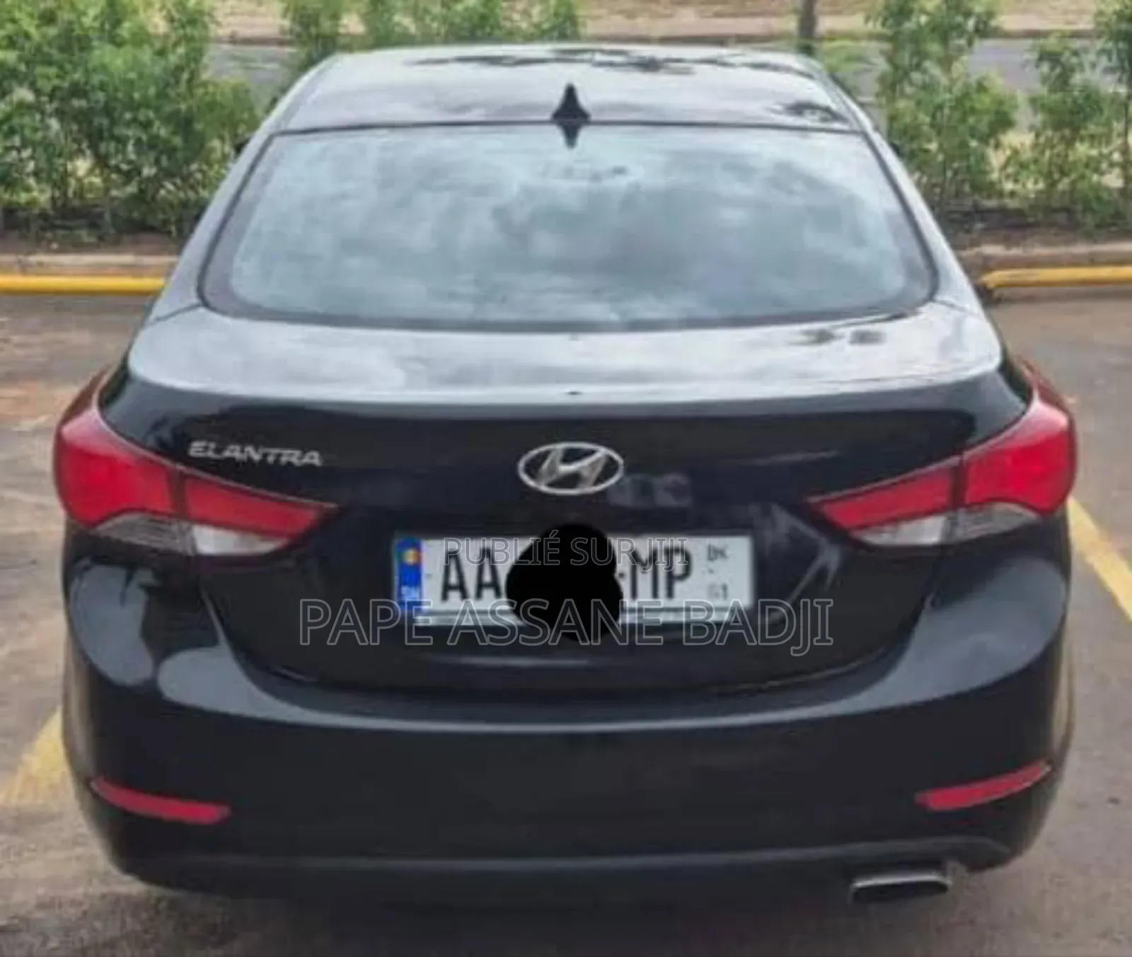 Location Hyundai Elantra 2016