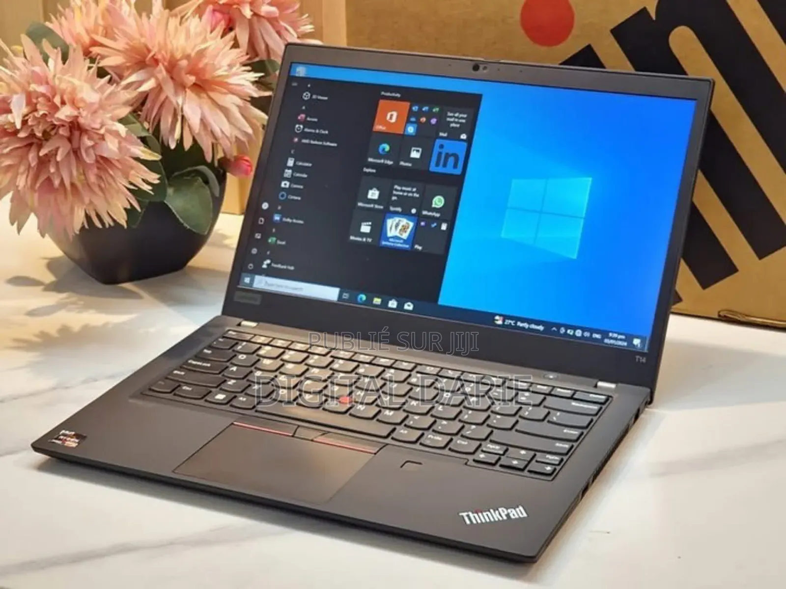 New Ordinateur Portable Lenovo ThinkPad T14 16GB AMD Ryzen 7 SSD 256GB