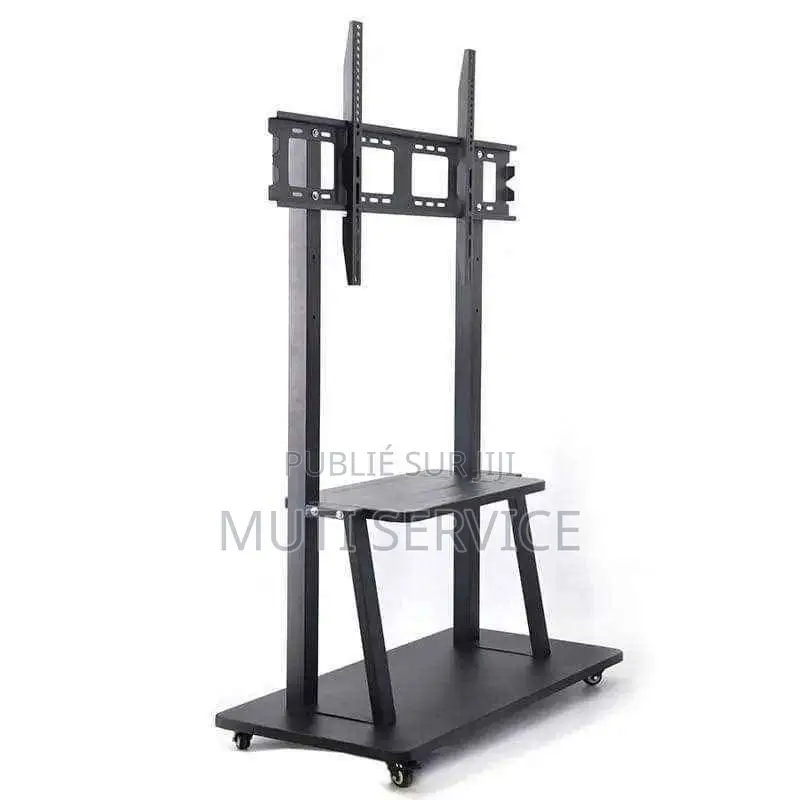Support Tv Sur Pieds Avec Roulettes Mobile, 32" À 75"