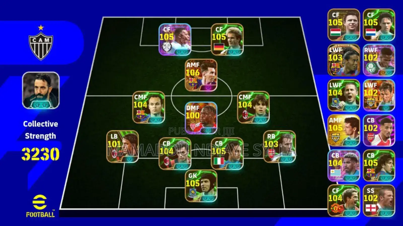 Compte Efootball Wanter