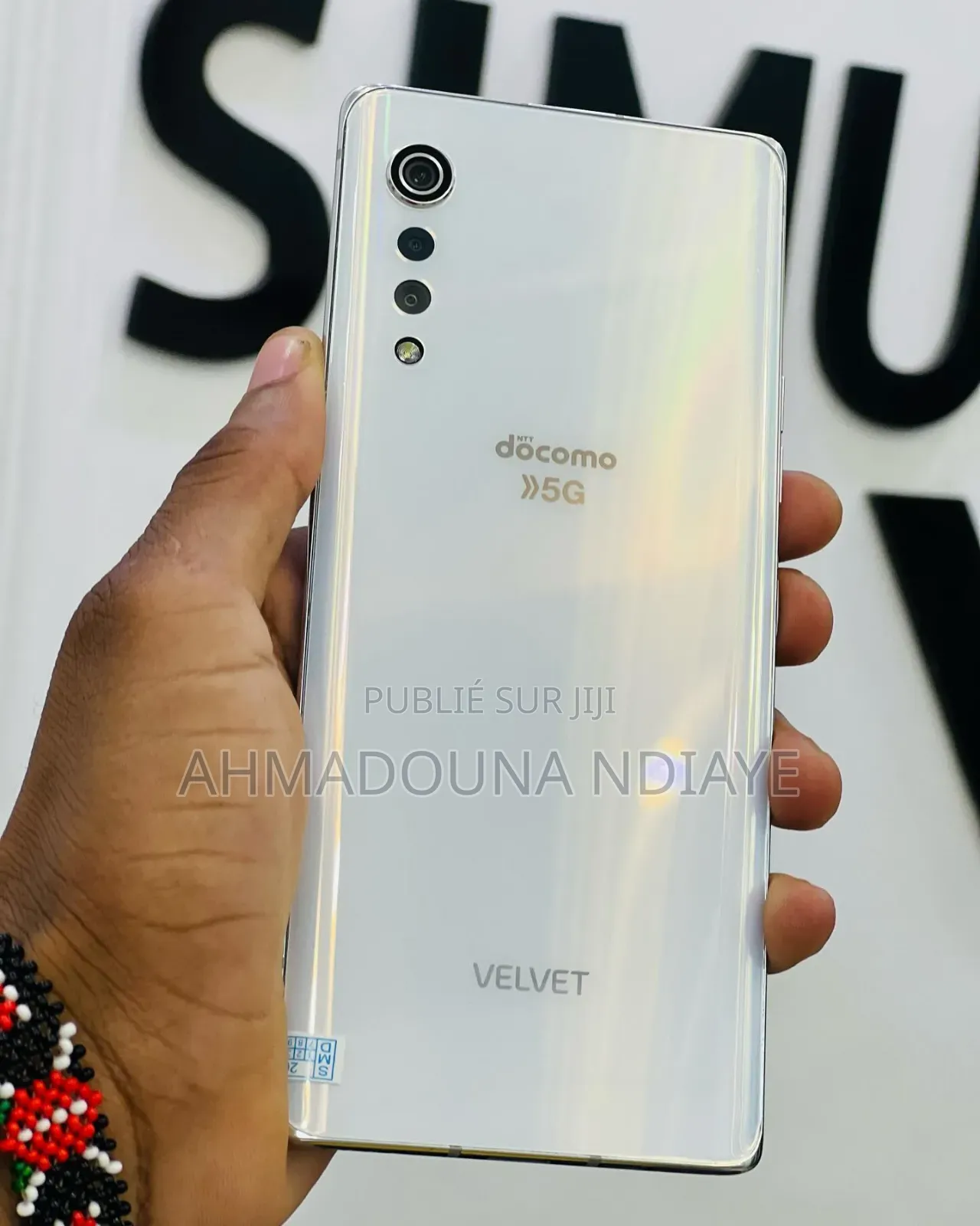 New LG Velvet 5G 128 GB Blanc