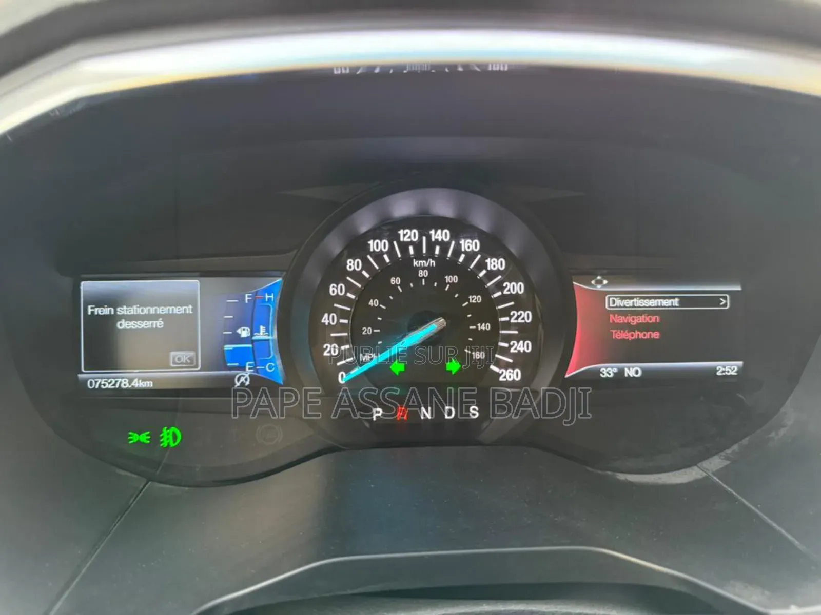 Ford Edge Titanium AWD 2019 Bordeaux