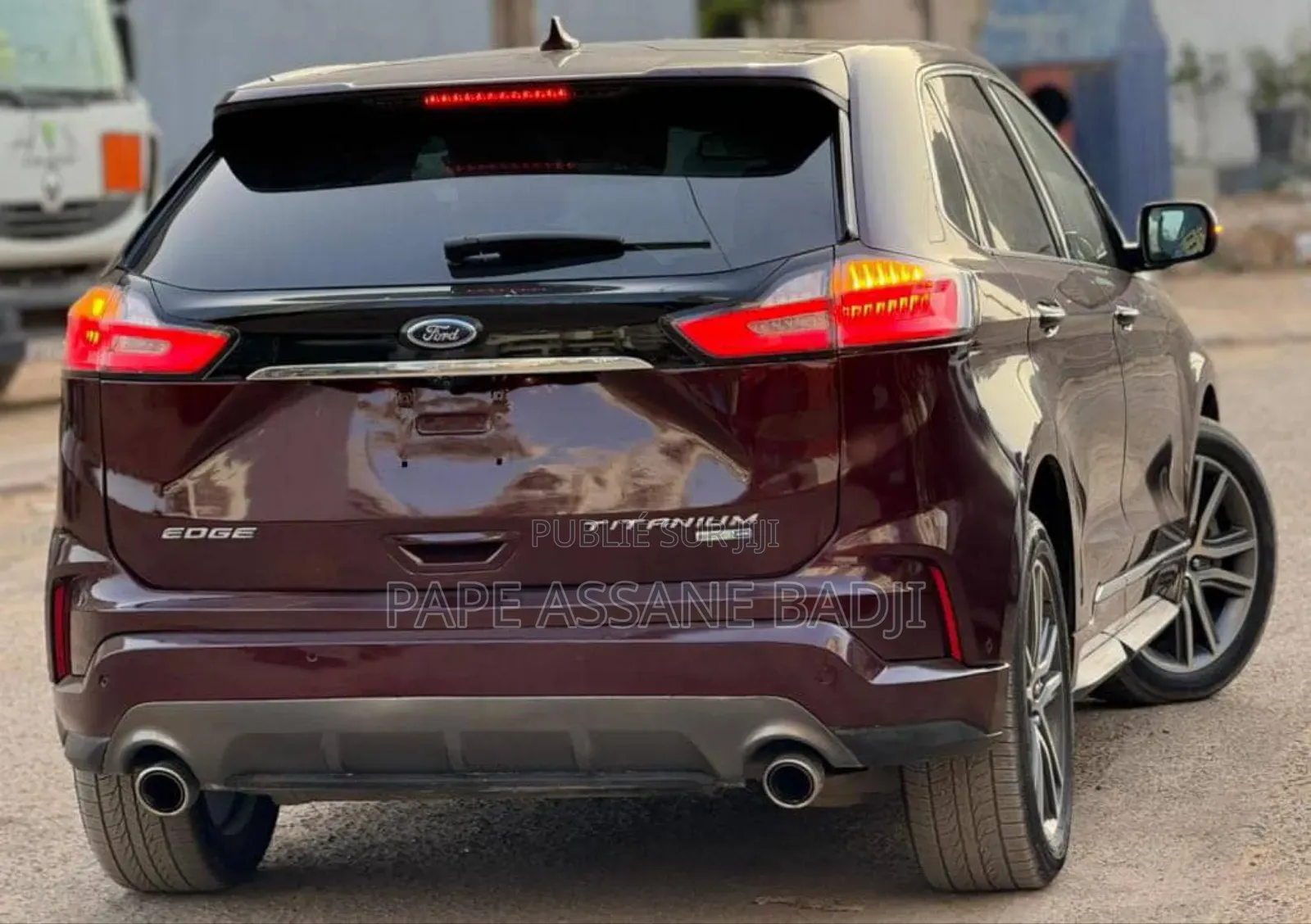 Ford Edge Titanium AWD 2019 Bordeaux