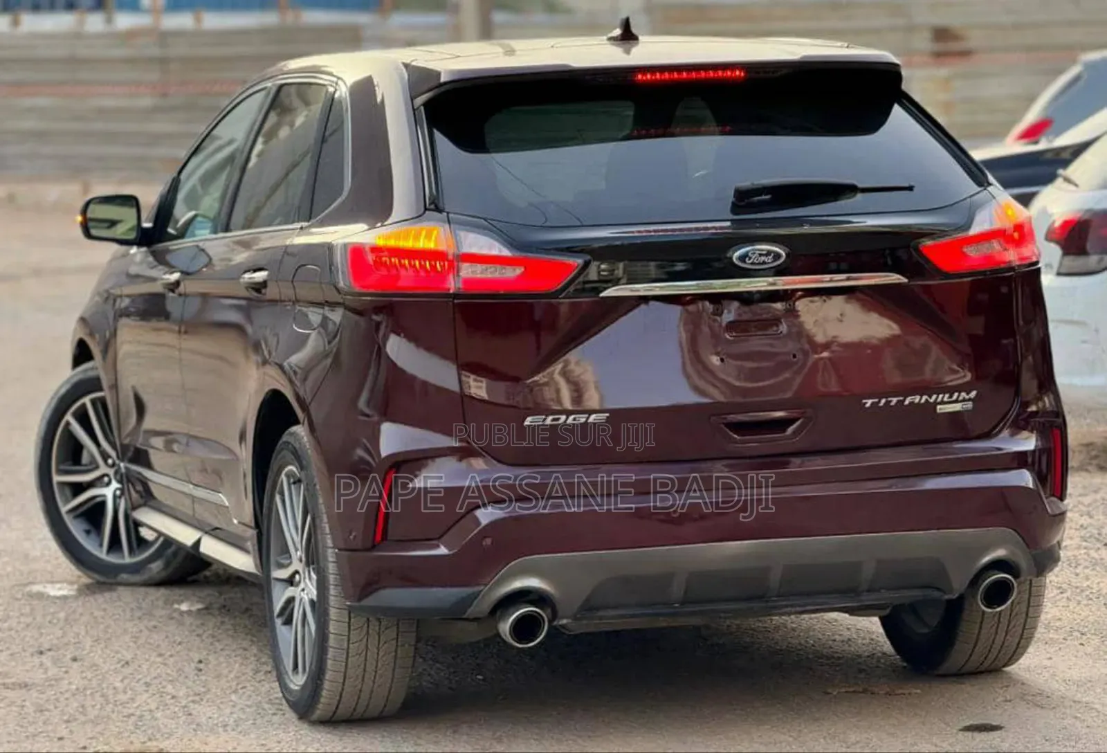 Ford Edge Titanium AWD 2019 Bordeaux