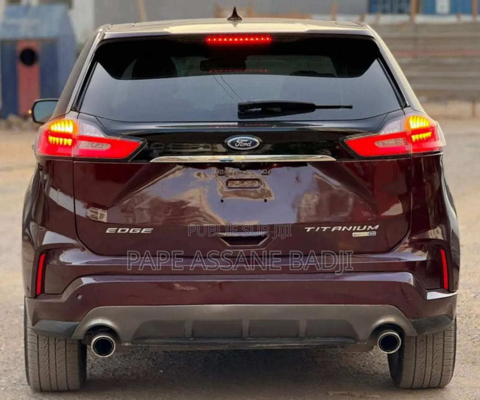 Ford Edge Titanium AWD 2019 Bordeaux