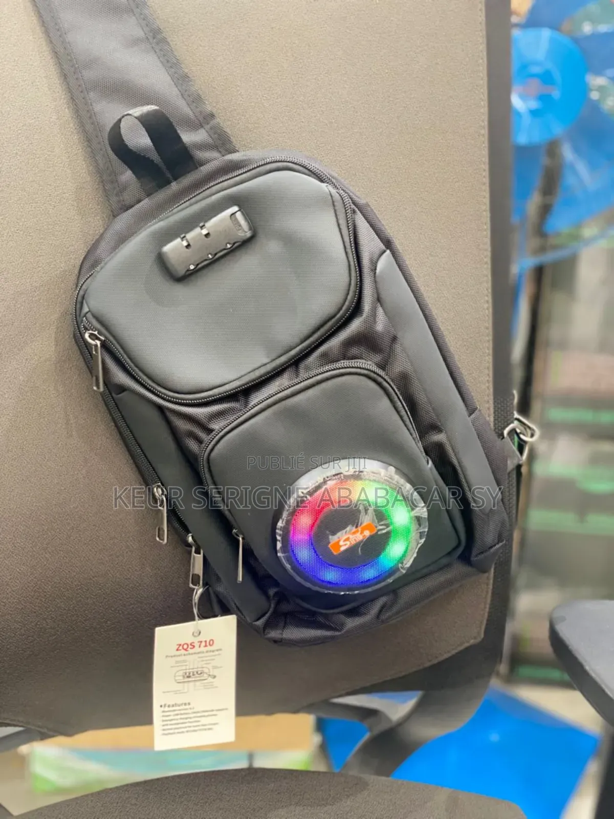 Sacoche Avec Bluetooth Intégré Et Power Bank