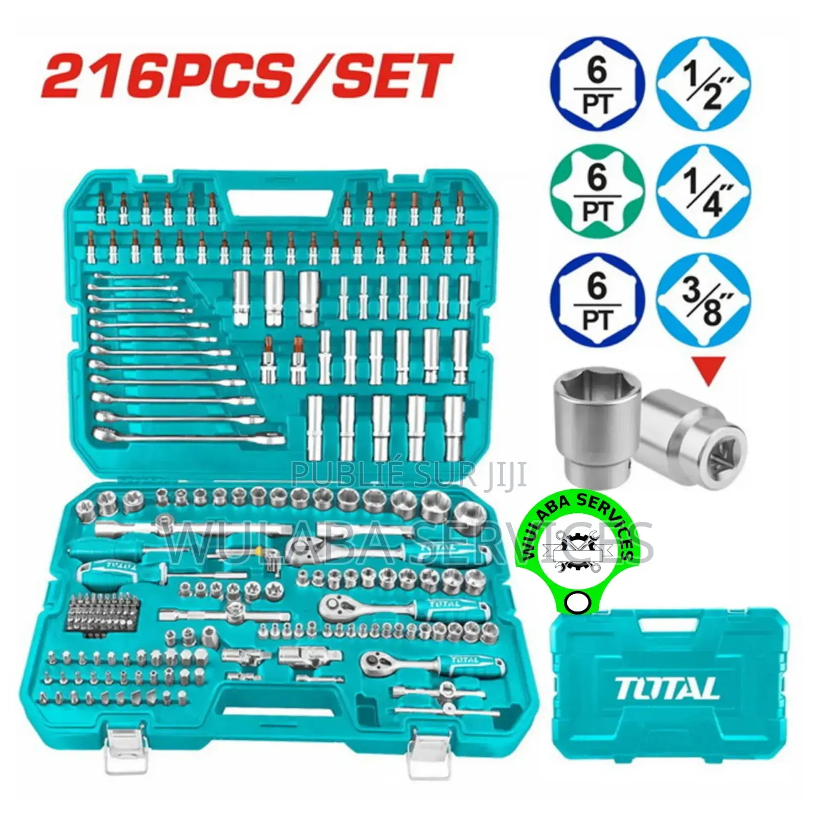 Caisse À Outils 216 Pièces