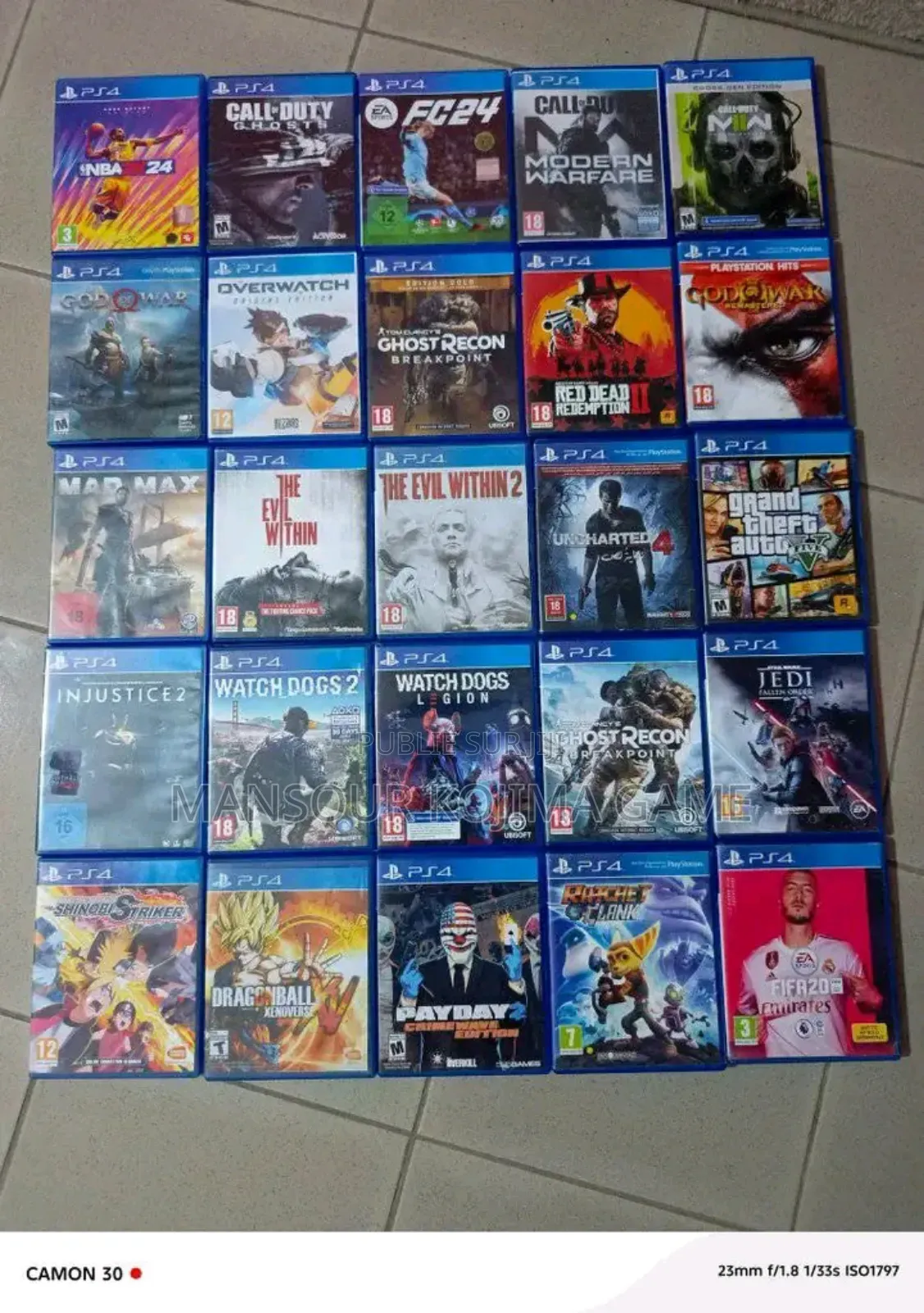Cd Play a Vendre Ps4 Ps5