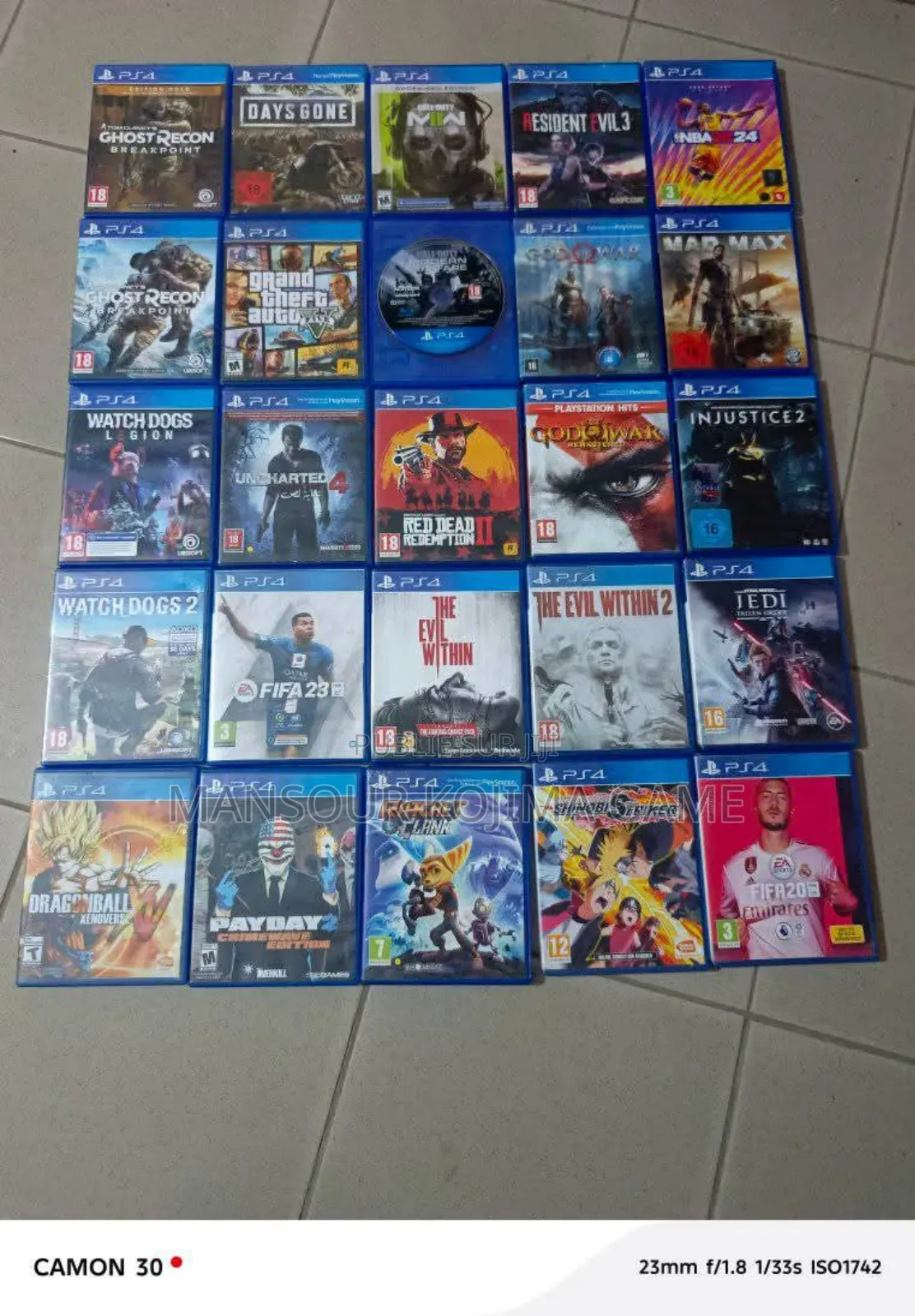 Cd Play a Vendre Ps4 Ps5