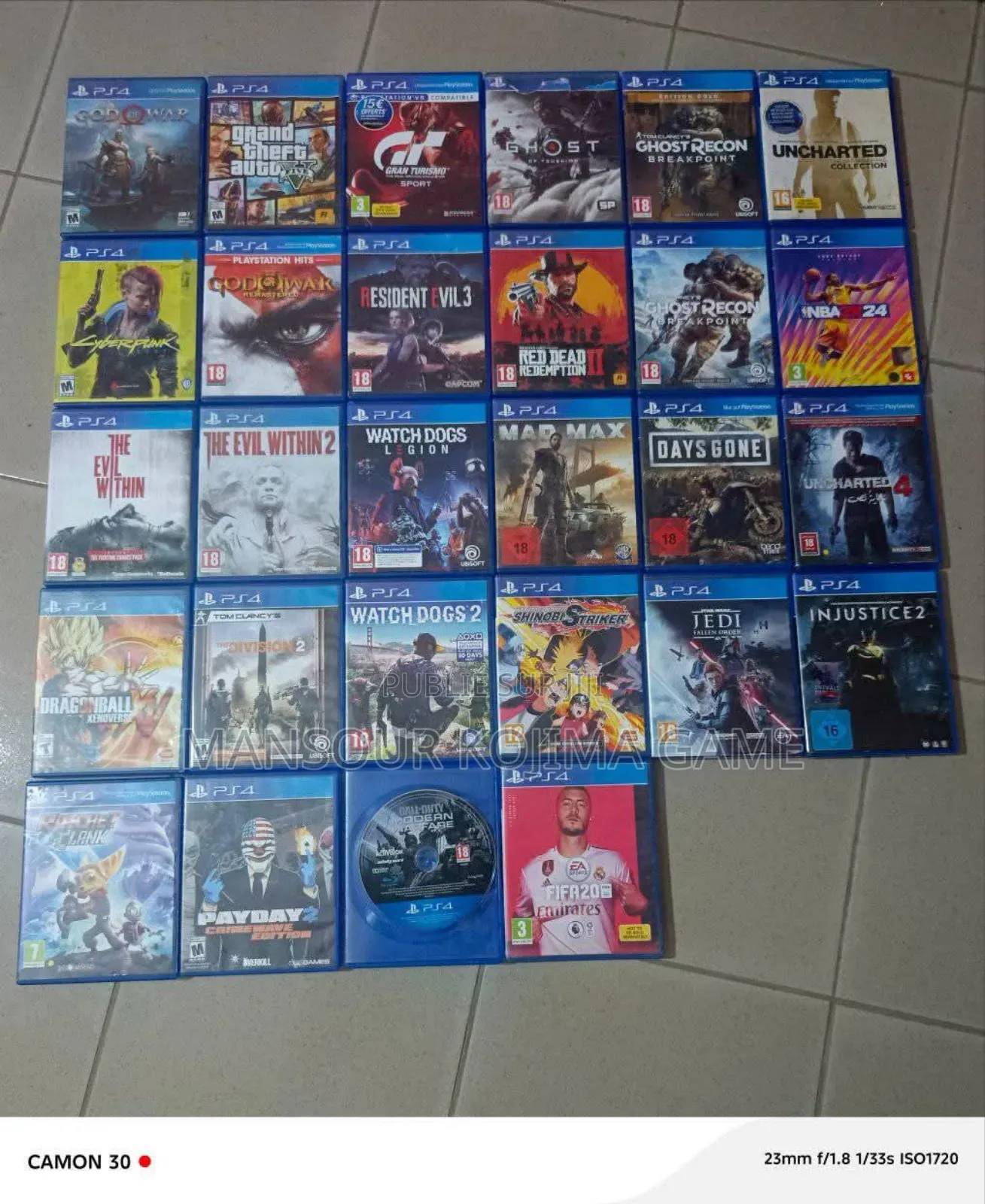 Cd Play a Vendre Ps4 Ps5