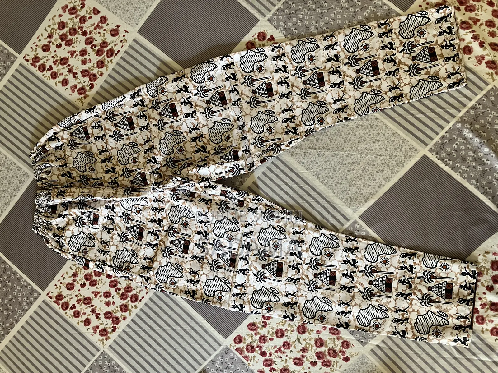 Pantalon Unisexe Style Africain – Tissu Wax - Unique Authentique