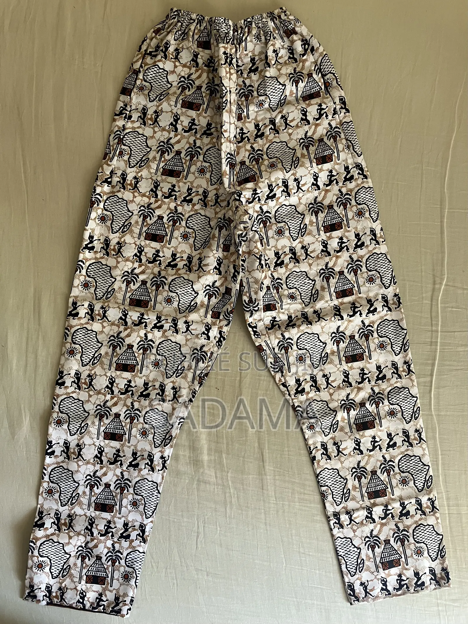 Pantalon Unisexe Style Africain – Tissu Wax - Unique Authentique