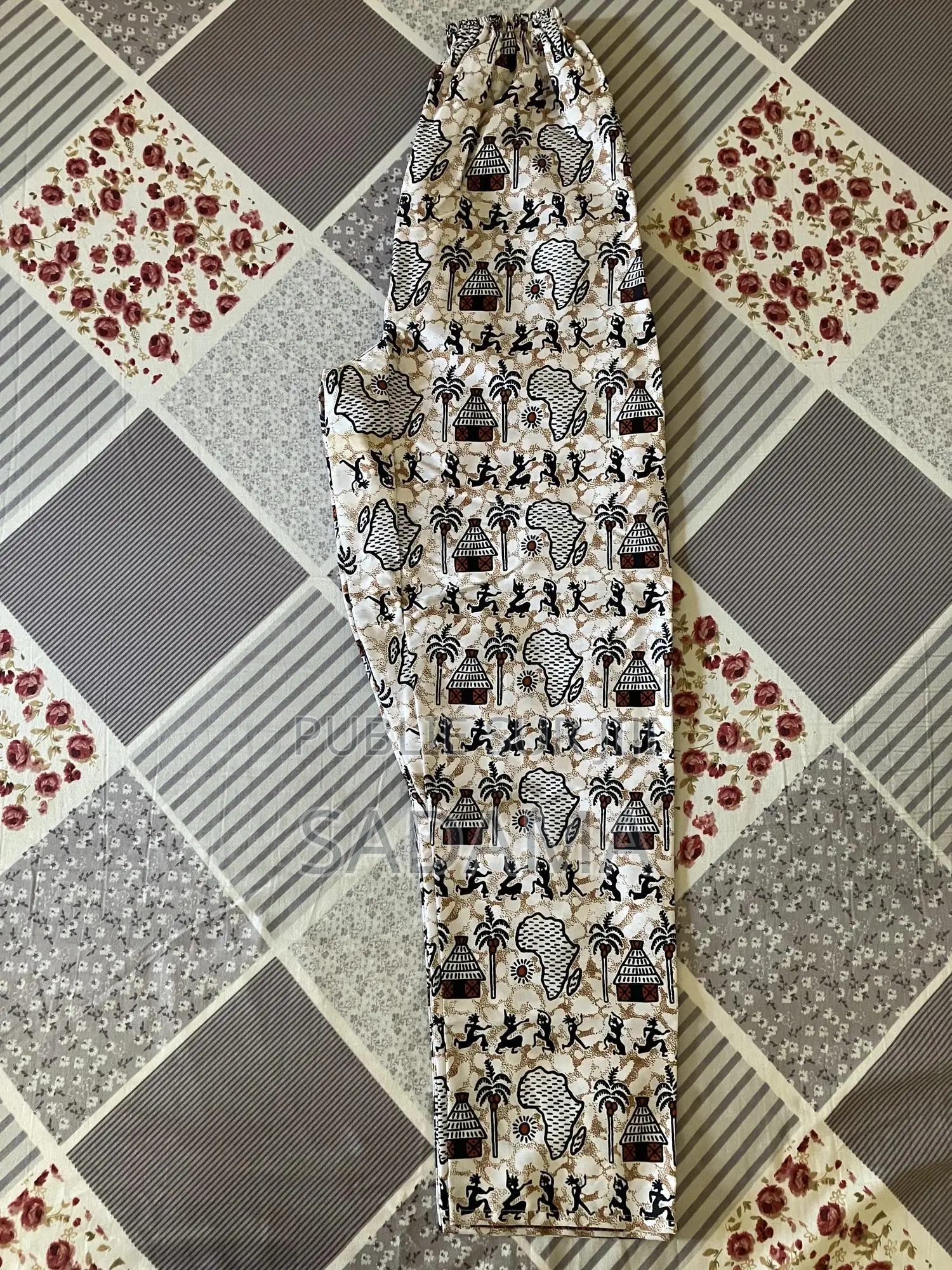 Pantalon Unisexe Style Africain – Tissu Wax - Unique Authentique