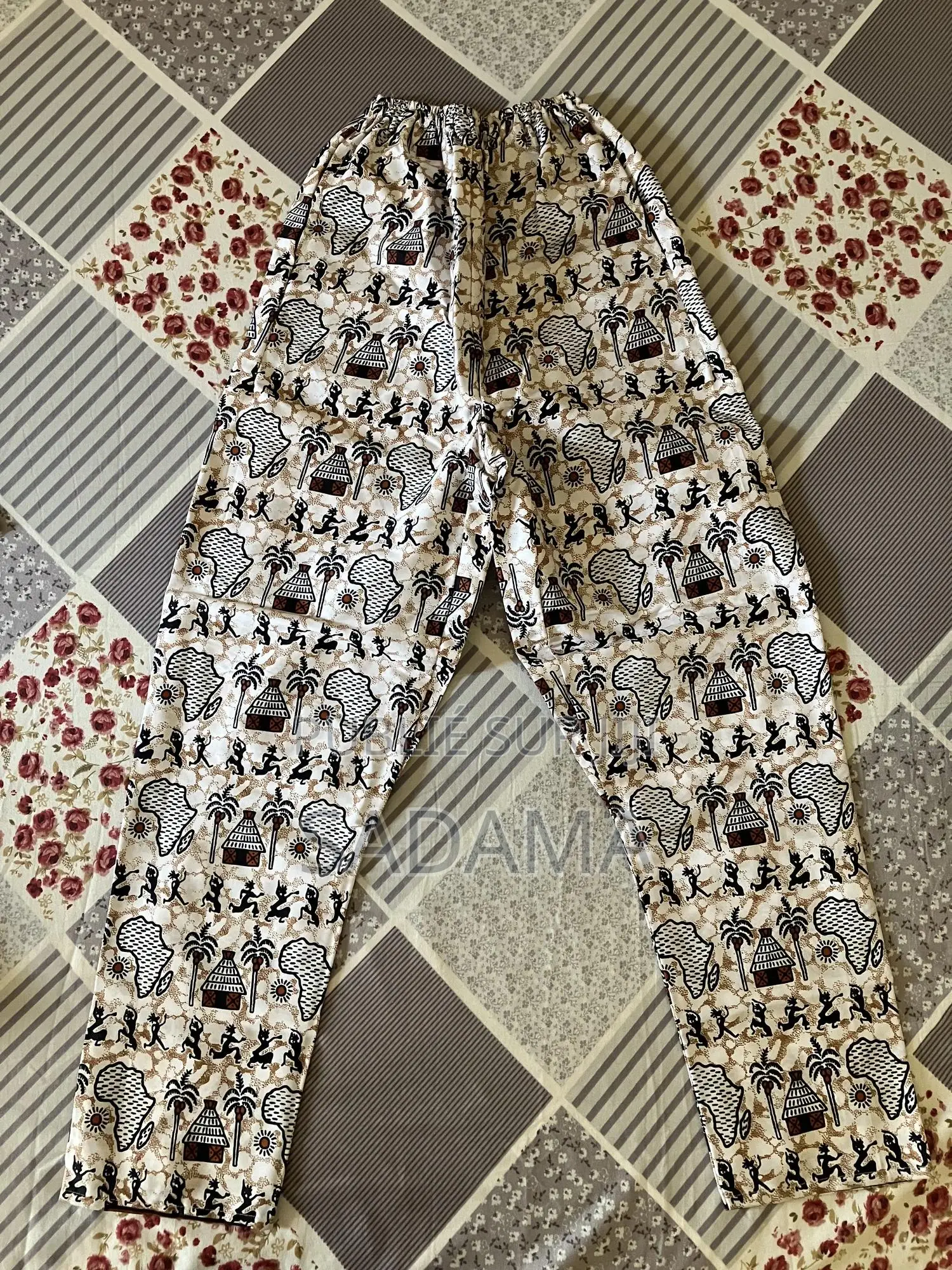 Pantalon Unisexe Style Africain – Tissu Wax - Unique Authentique