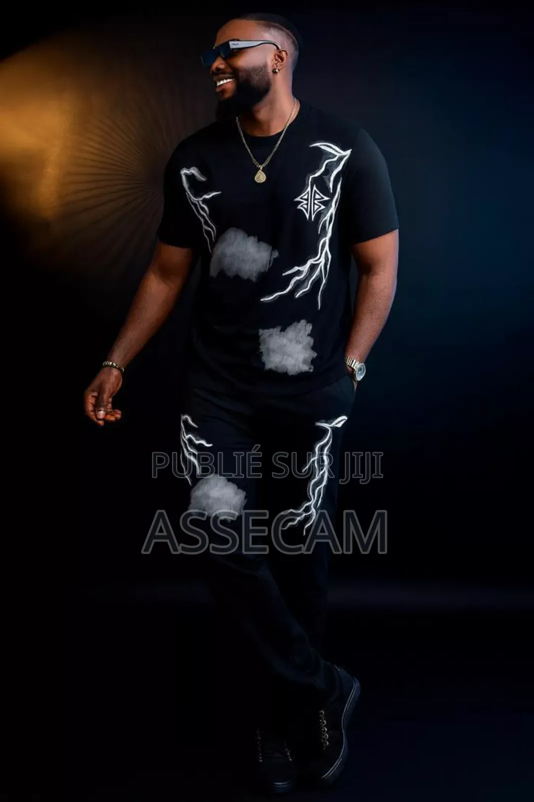 Ensemble Stylé Motif Nuage