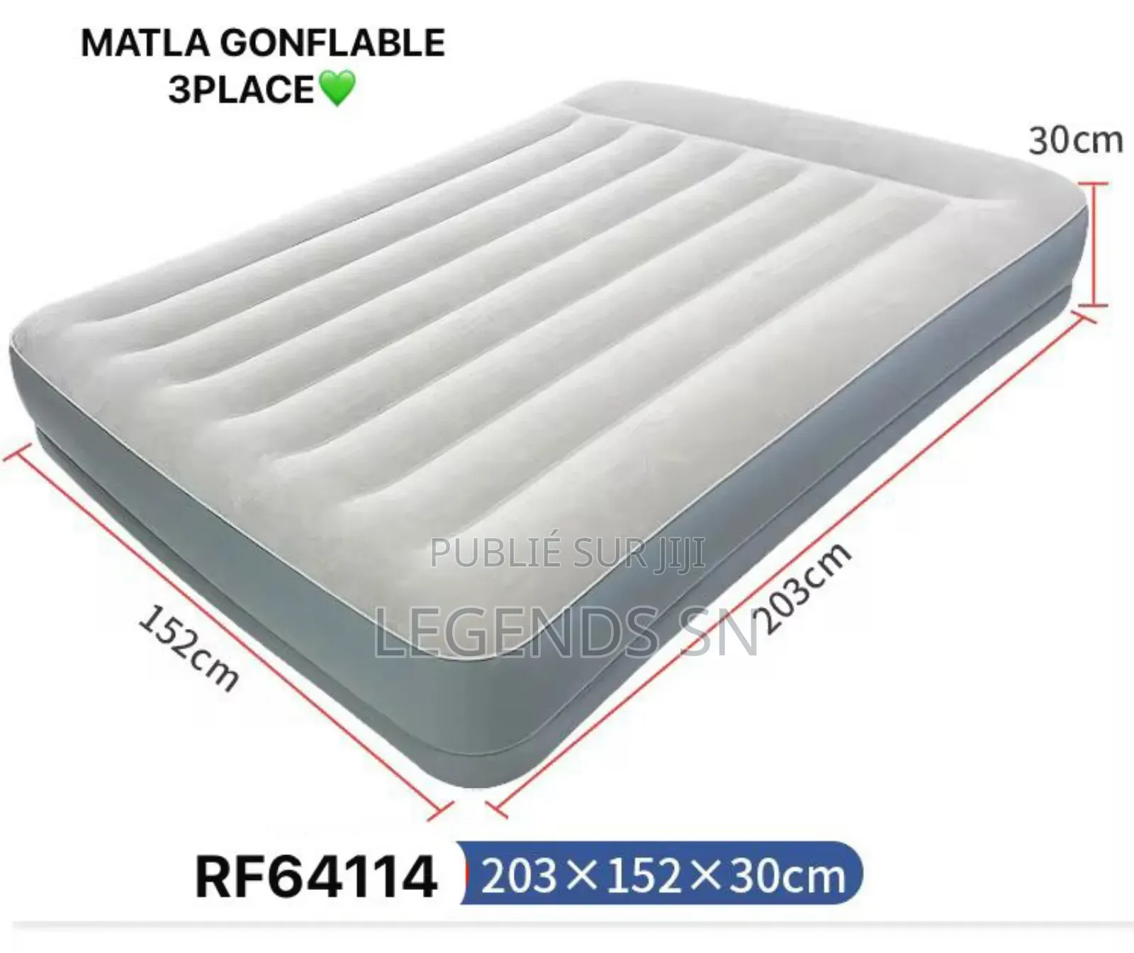 Matelas Gonflable 3 Places