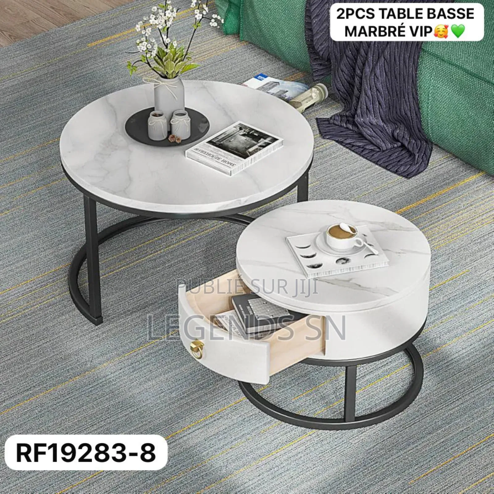 Table Basse Marbrè 2 Pieces Vip