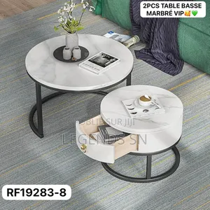 Photo - Table Basse Marbrè 2 Pieces Vip