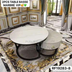 Table Basse Marbrè 2 Pieces Vip