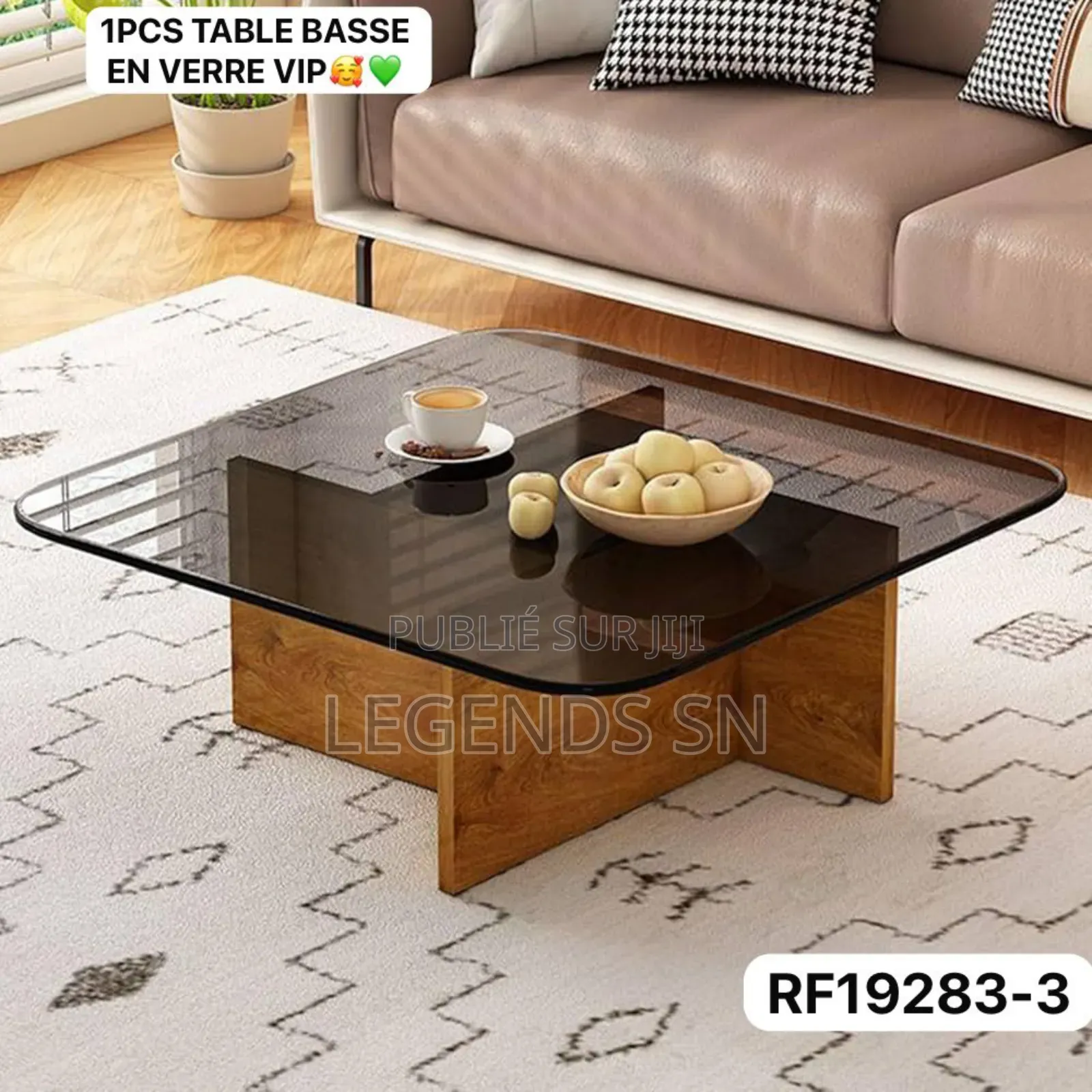 Table Basse en Verre