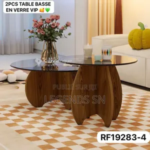 Photo - Table Basse en Verre Vip 2 PCS