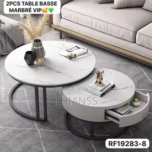 Combinaison Table Basse Marbré