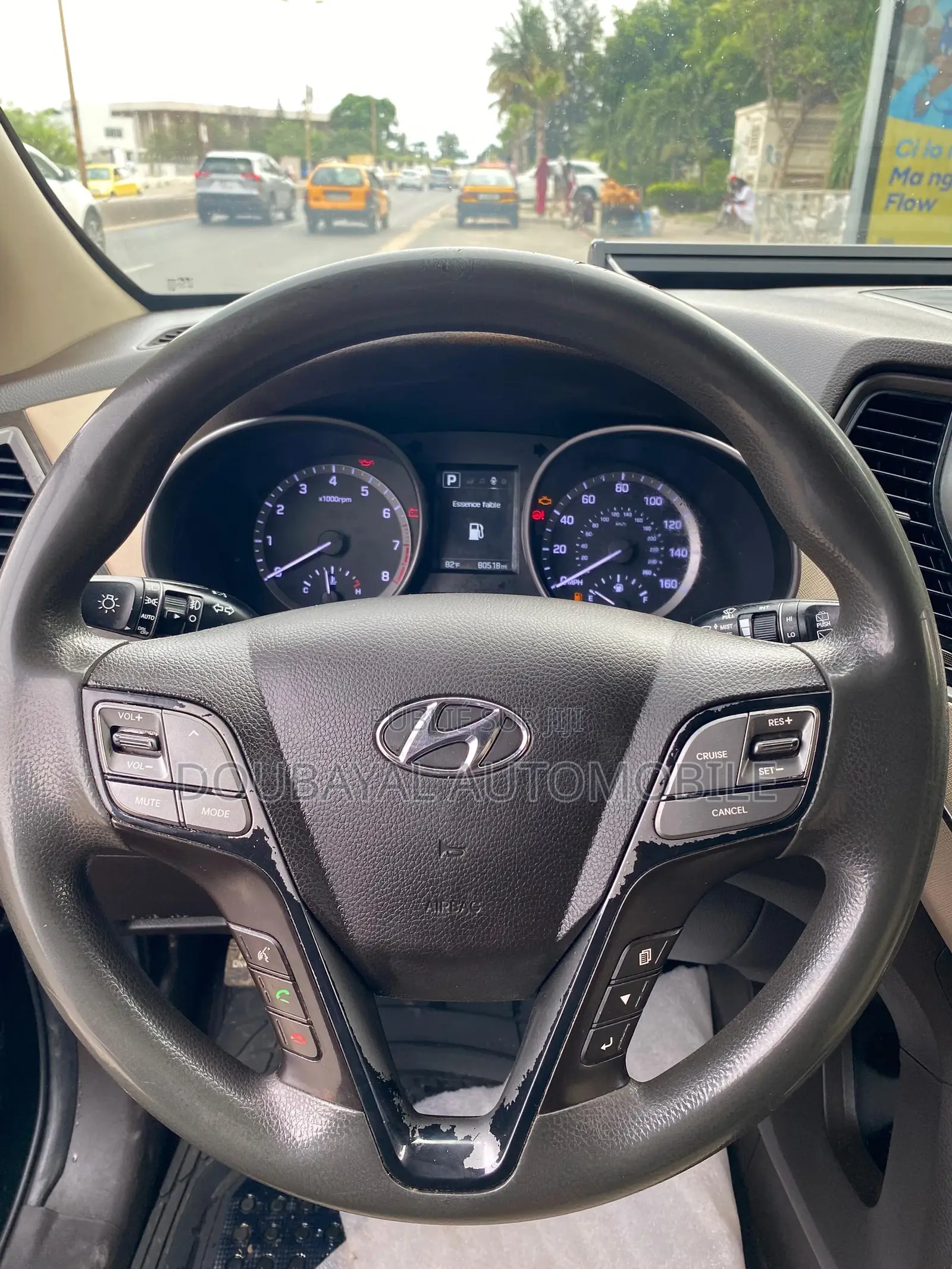 Hyundai Santa Fe Limited AWD 2017 Noir