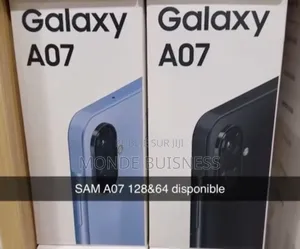 New Samsung Galaxy A07 4G 128 GB Black