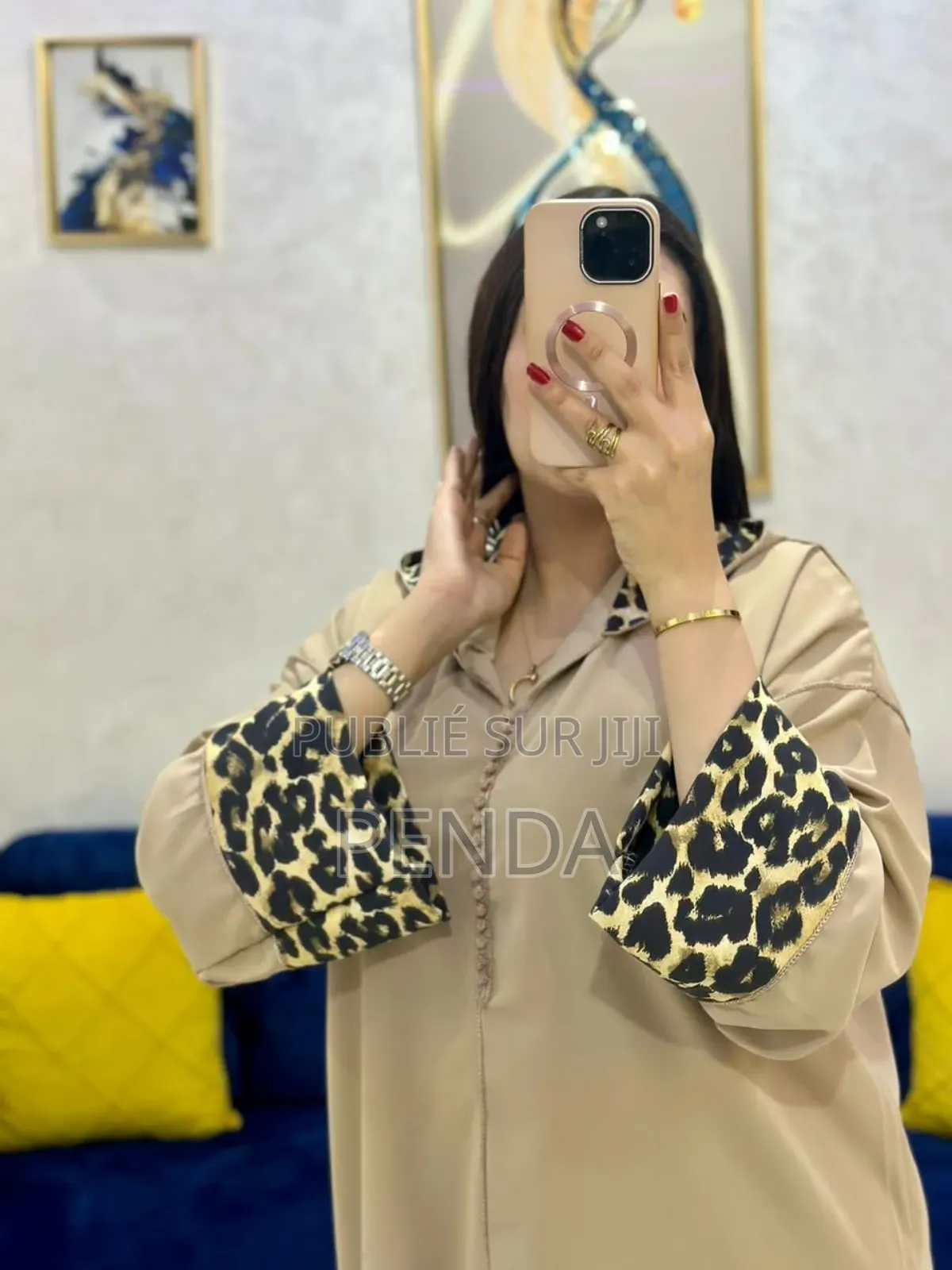 Abaya Marocain Taille Standard Original
Longue Manche , Par Taille