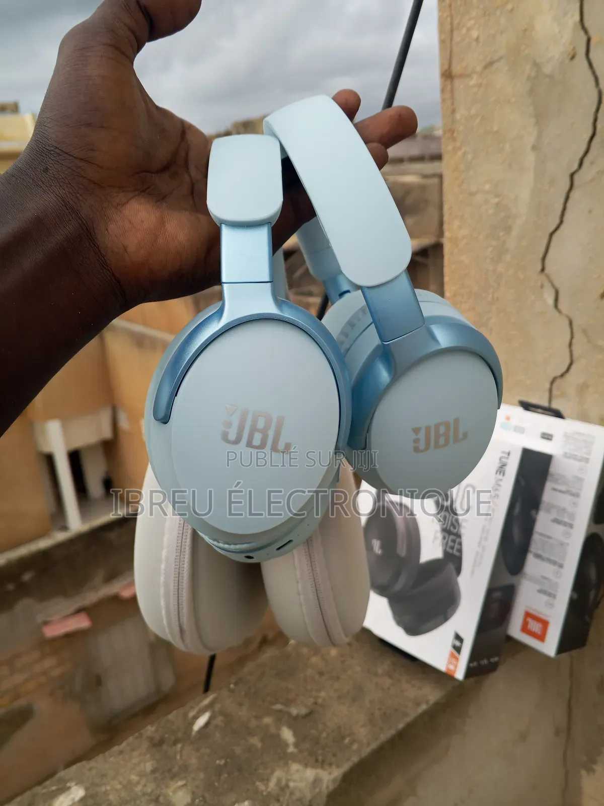 Casque JBL Tune M65 Bleu Avec Sacoche De Protection Puissant Et Chic