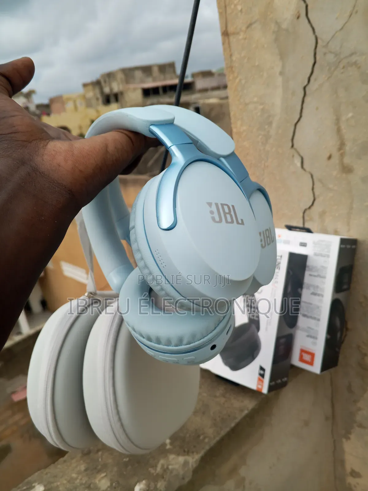 Casque JBL Tune M65 Bleu Avec Sacoche De Protection Puissant Et Chic