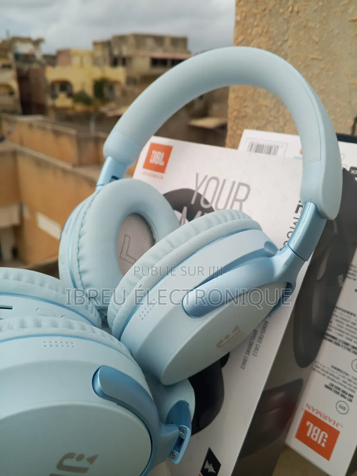 Casque JBL Tune M65 Bleu Avec Sacoche De Protection Puissant Et Chic