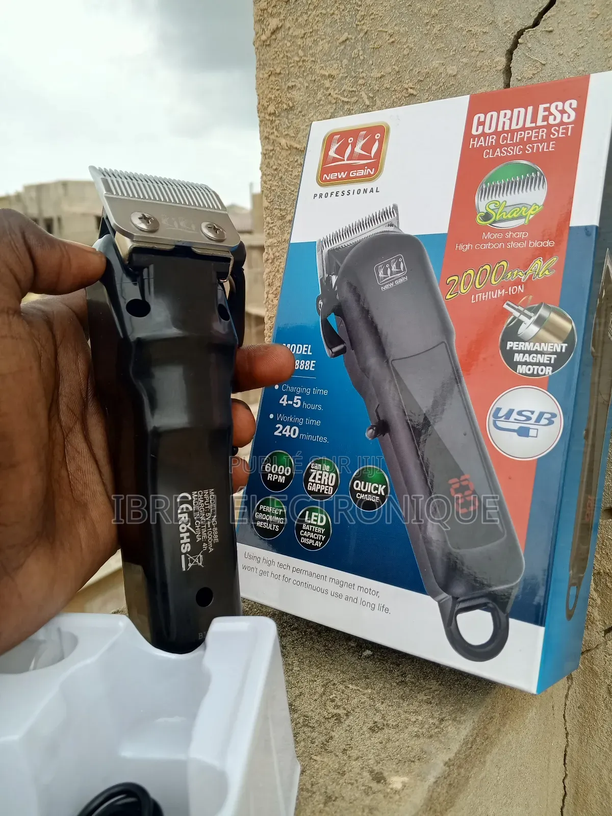 Tondeuse Professionnelle Kiki Ng-888e Original