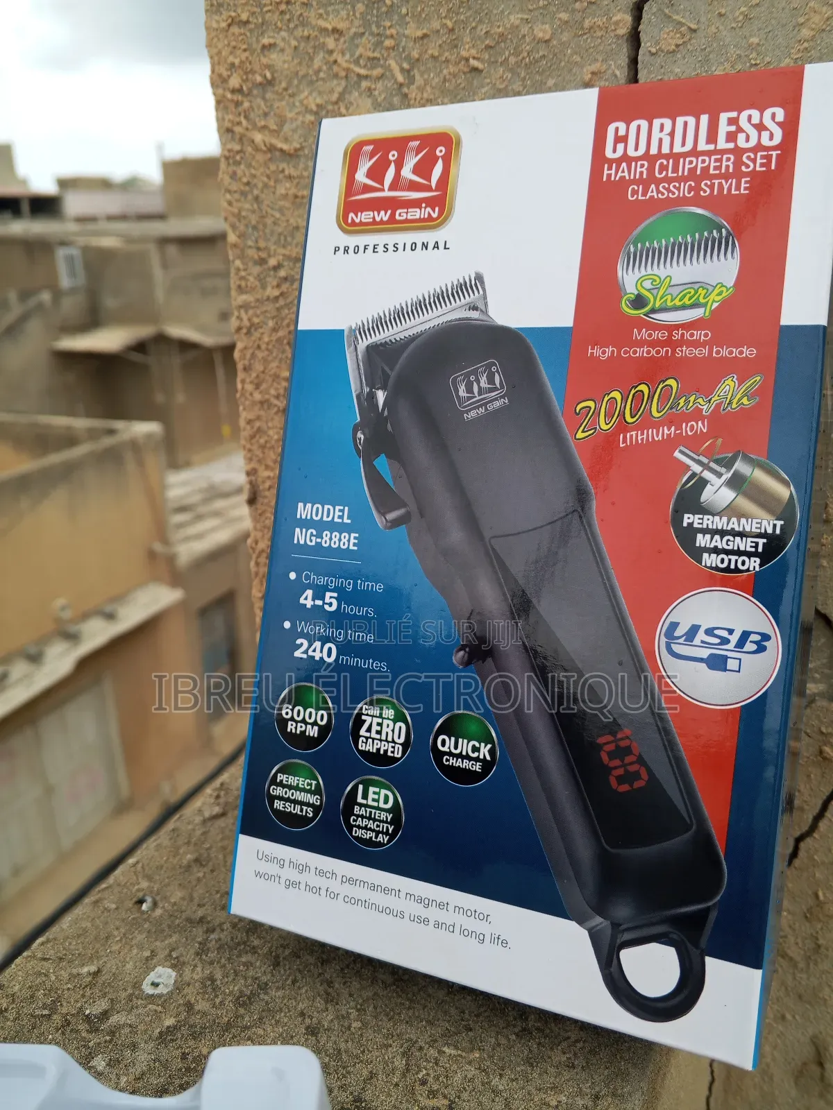 Tondeuse Professionnelle Kiki Ng-888e Original