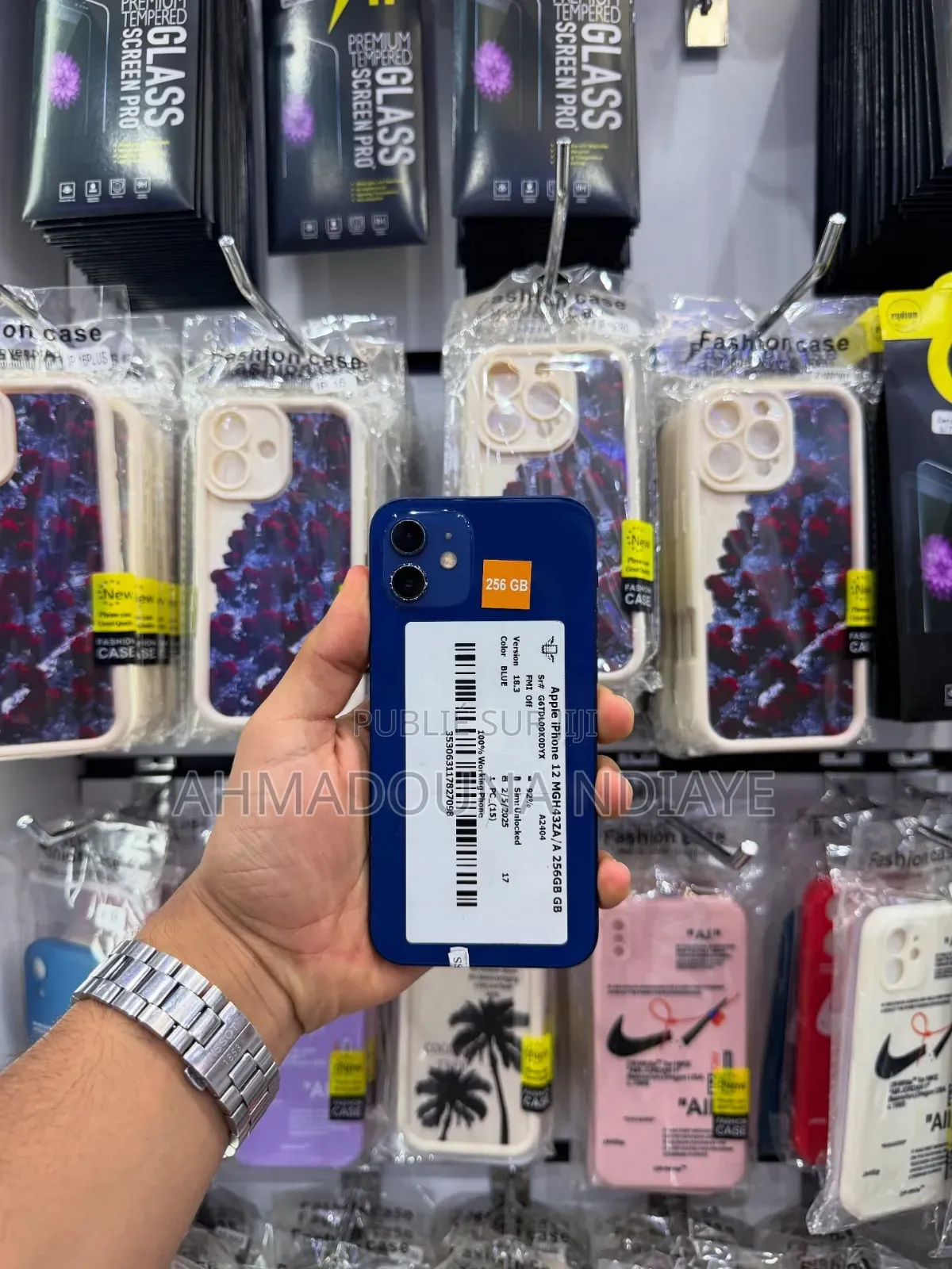 Neuf Pomme iPhone 12 256 GB Bleu