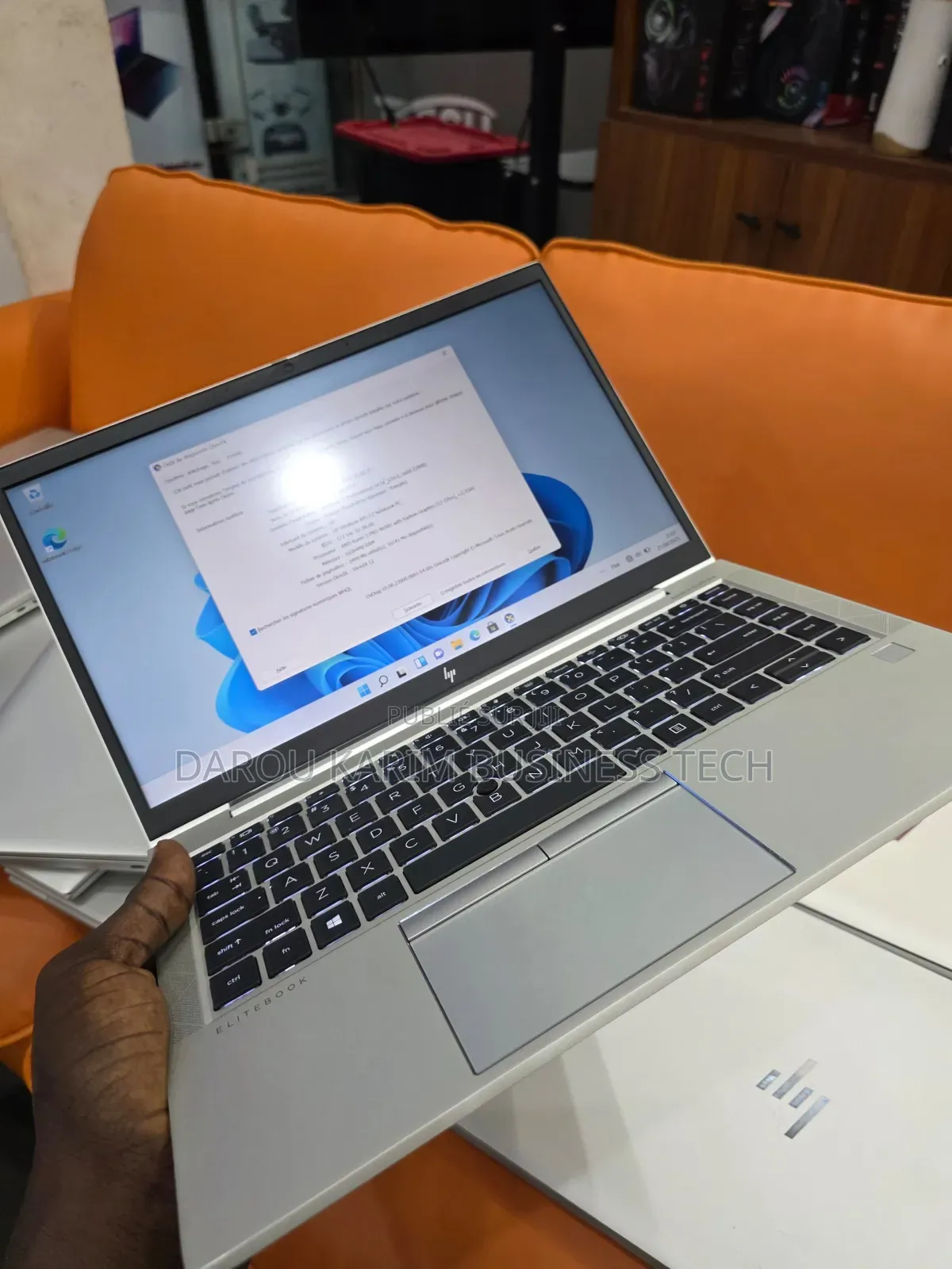 New Ordinateur Portable HP EliteBook 845 G7 16GB AMD Ryzen 5 SSD 256GB